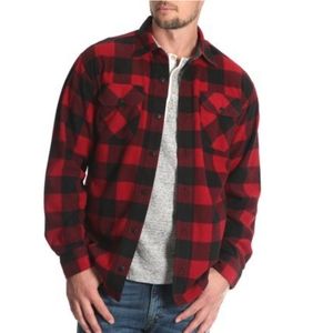 Wranglers fleece button up with pockets